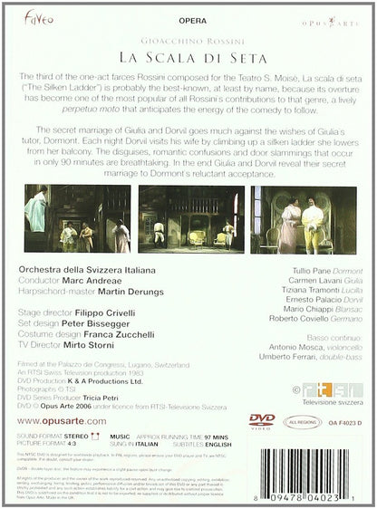 ROSSINI: La Scala di Seta - Orchestra della Svizzera Italiana; Marc Andreae (DVD)