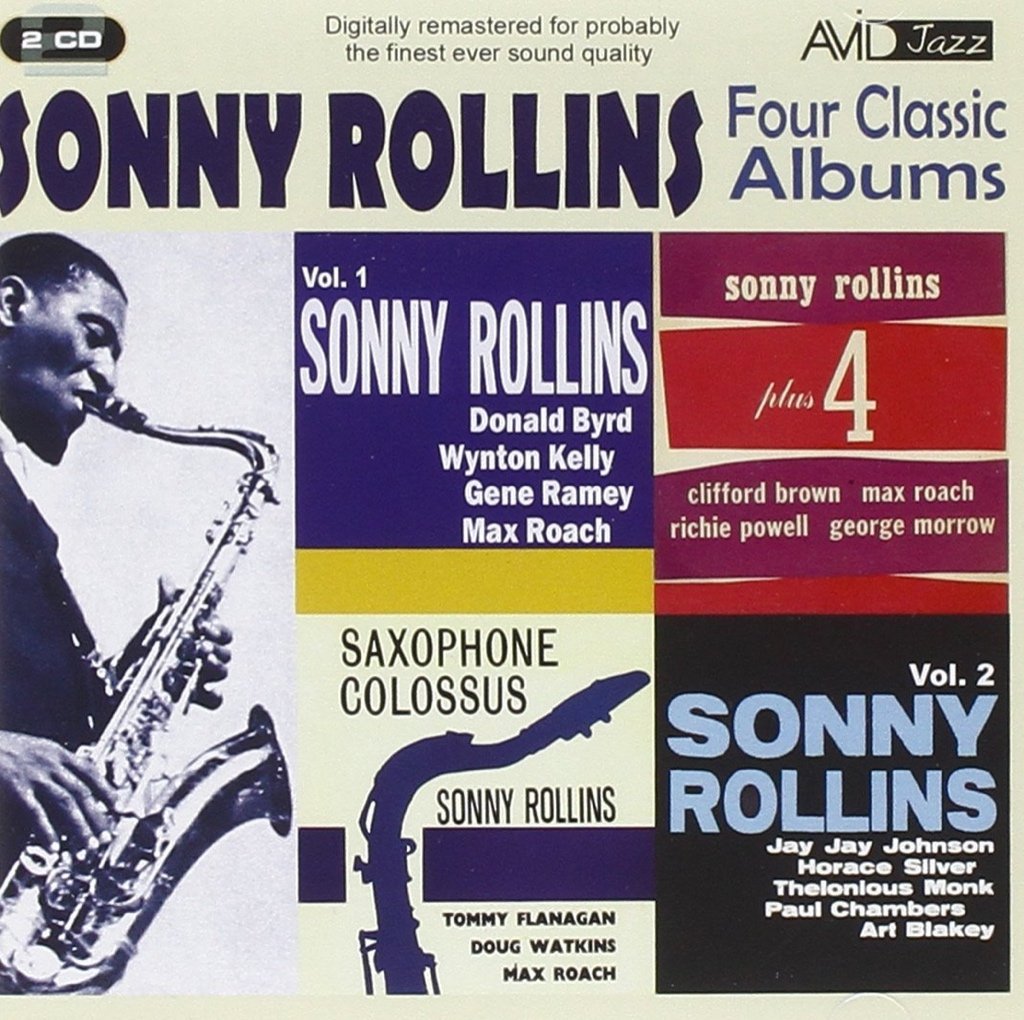 SONNY ROLLINS: FOUR CLASSIC ALBUMS (SONNY ROLLINS PLUS 4 / SONNY ROLLINS VOLUME 1 / SONNY ROLLINS VOLUME 2 / SAXOPHONE COLOSSUS) (2 CD)