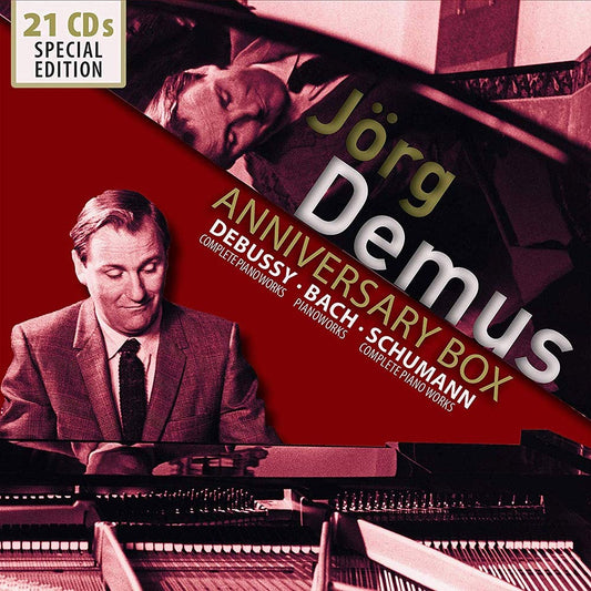 JORG DEMUS: ANNIVERSARY BOX - DEBUSSY, BACH, SCHUMANN (21 CDS)