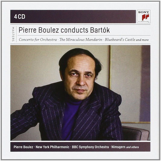 PIERRE BOULEZ CONDUCTS BARTOK (4 CDS)