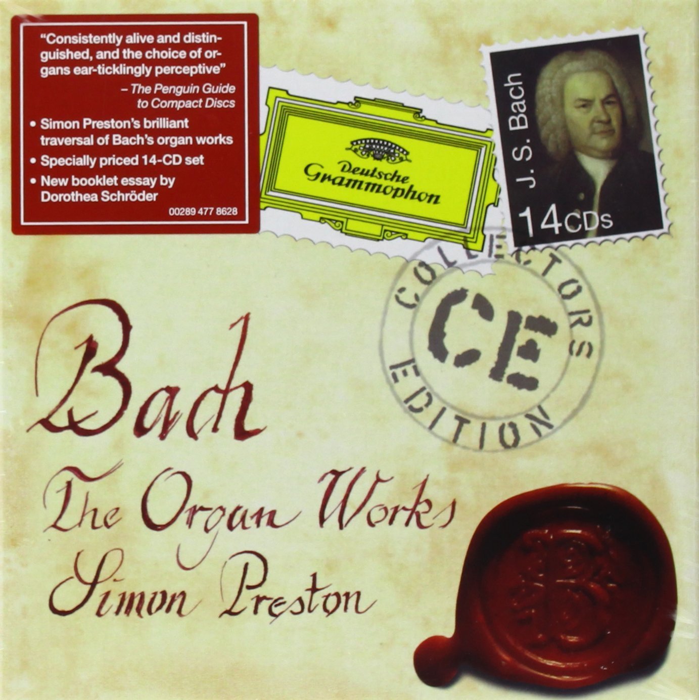 BACH, J.S.: THE ORGAN WORKS (COMPLETE) - SIMON PRESTON (14 CDS)