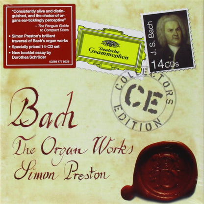 BACH, J.S.: THE ORGAN WORKS (COMPLETE) - SIMON PRESTON (14 CDS)