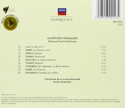 OVERTURES FRANCAISES - ANSERMET