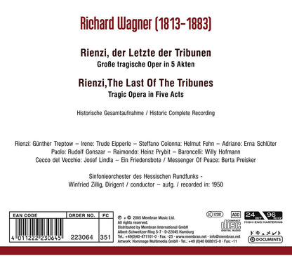 WAGNER: RIENZI (4 CDS)