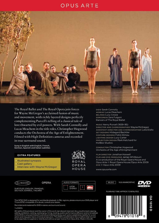 PURCELL: Dido and Aeneas - Christopher Hogwood, Orchestra of the Age of Enlightenment