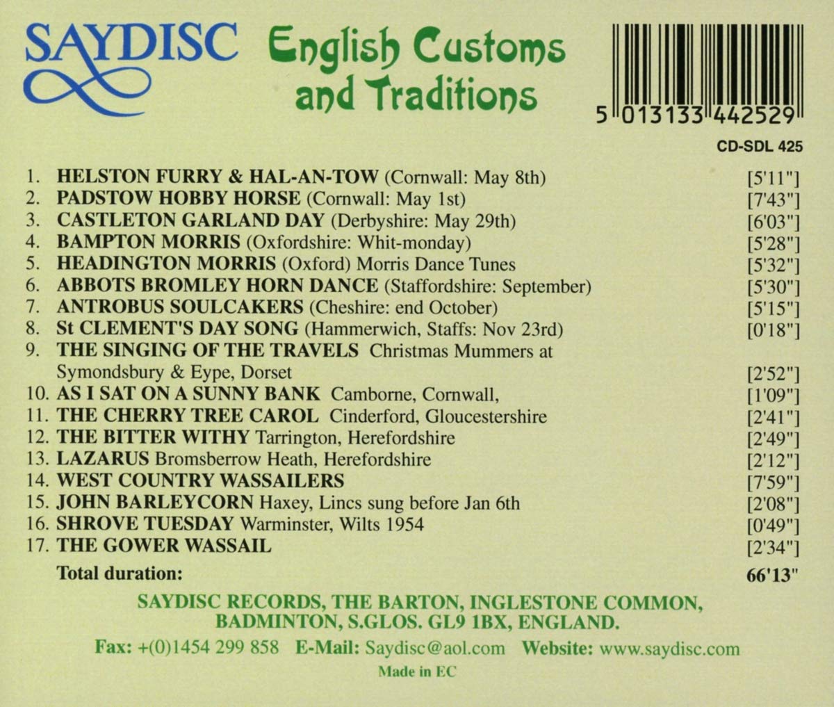 English Customs and Traditions