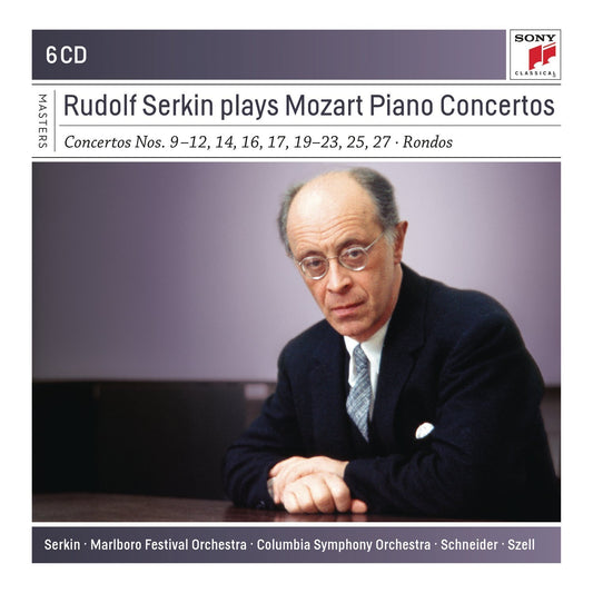 RUDOLF SERKIN PLAYS MOZART PIANO CONCERTOS (6 CDs)