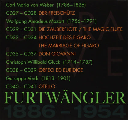 WILHELM FURTWANGLER CONDUCTS OPERA LIVE (41 CDS)