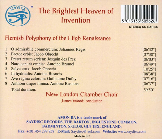 The Brighest Heaven of Invention - New London Chamber Choir