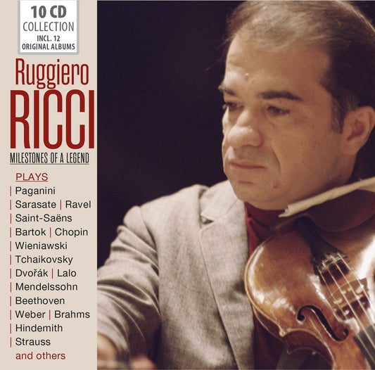 RUGGIERO RICCI: Milestones Of A Legend (10 CDS)