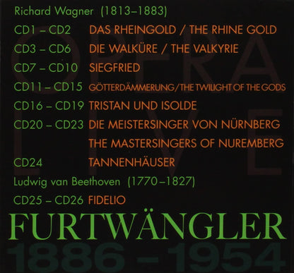 WILHELM FURTWANGLER CONDUCTS OPERA LIVE (41 CDS)