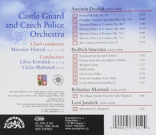 DVORAK/SMETANA/MARTINU/JANACEK - The Castle Guard and Czech Police Orchestra