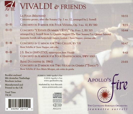 Vivaldi & Friends - Apollo's Fire