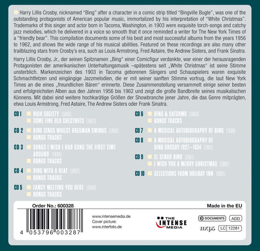 BING CROSBY: MILESTONES OF A LEGEND  (10 CDS)