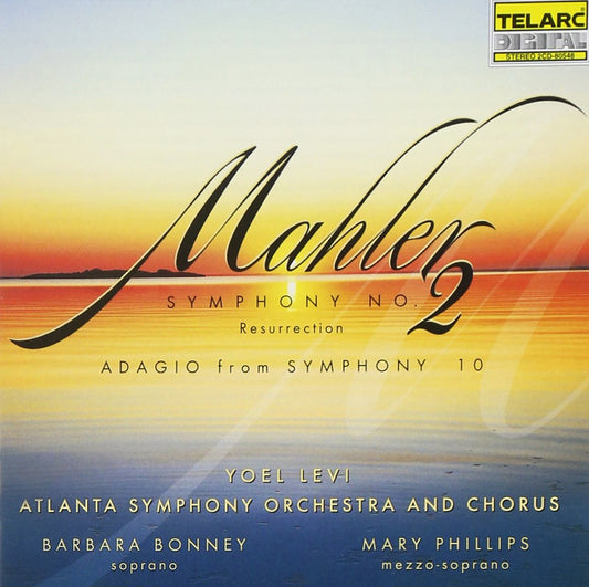 MAHLER: SYMPHONY NO. 2 "Resurrection" - Yoel Levi, Barbara Bonney, Mary Phillips, Atlanta Symphony Orchestra & Chorus (2 CDs)