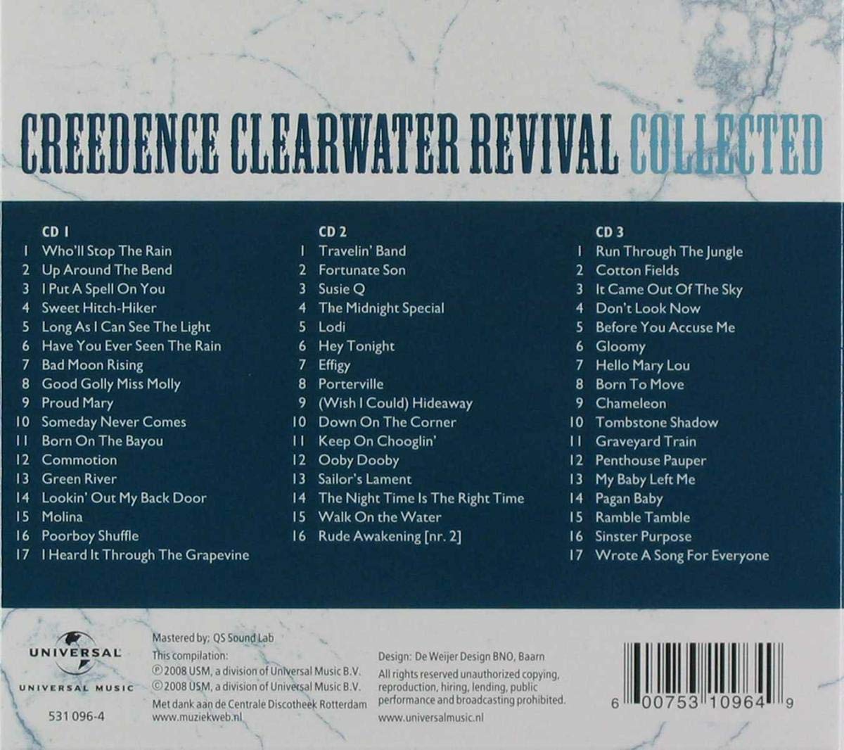 CREEDENCE CLEARWATER REVIVAL: COLLECTED (3 CDs) – ClassicSelect World