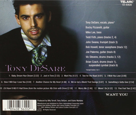 TONY DESARE: WANT YOU
