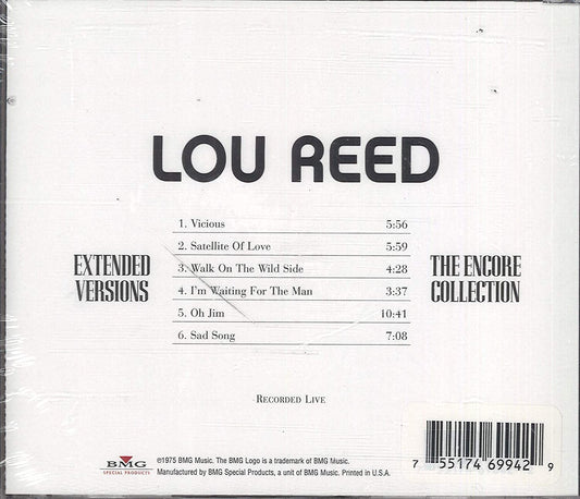 LOU REED: Extended Versions