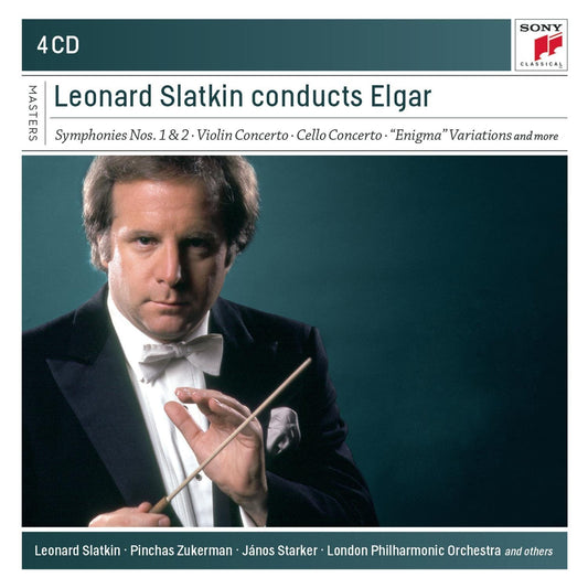 LEONARD SLATKIN CONDUCTS ELGAR (4 CDS)