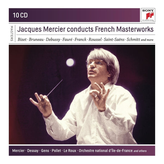 JACQUES MERCIER CONDUCTS FRENCH MASTERPIECES - ORCHESTRE NATIONAL D'ILE DE FRANCE (10 CDS)