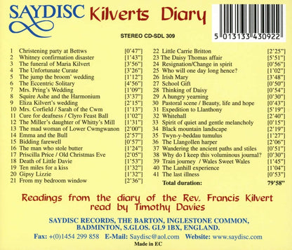 Kilvert's Diary: Readings from the diary of the Rev. Francis Kilvert by Timothy Davies