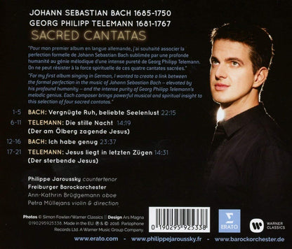 BACH & TELEMANN: Sacred Cantatas - Philippe Jaroussky, Freiberger Barockorchester