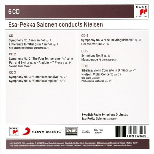 ESA-PEKKA SALONEN CONDUCTS NIELSEN (6 CDS)