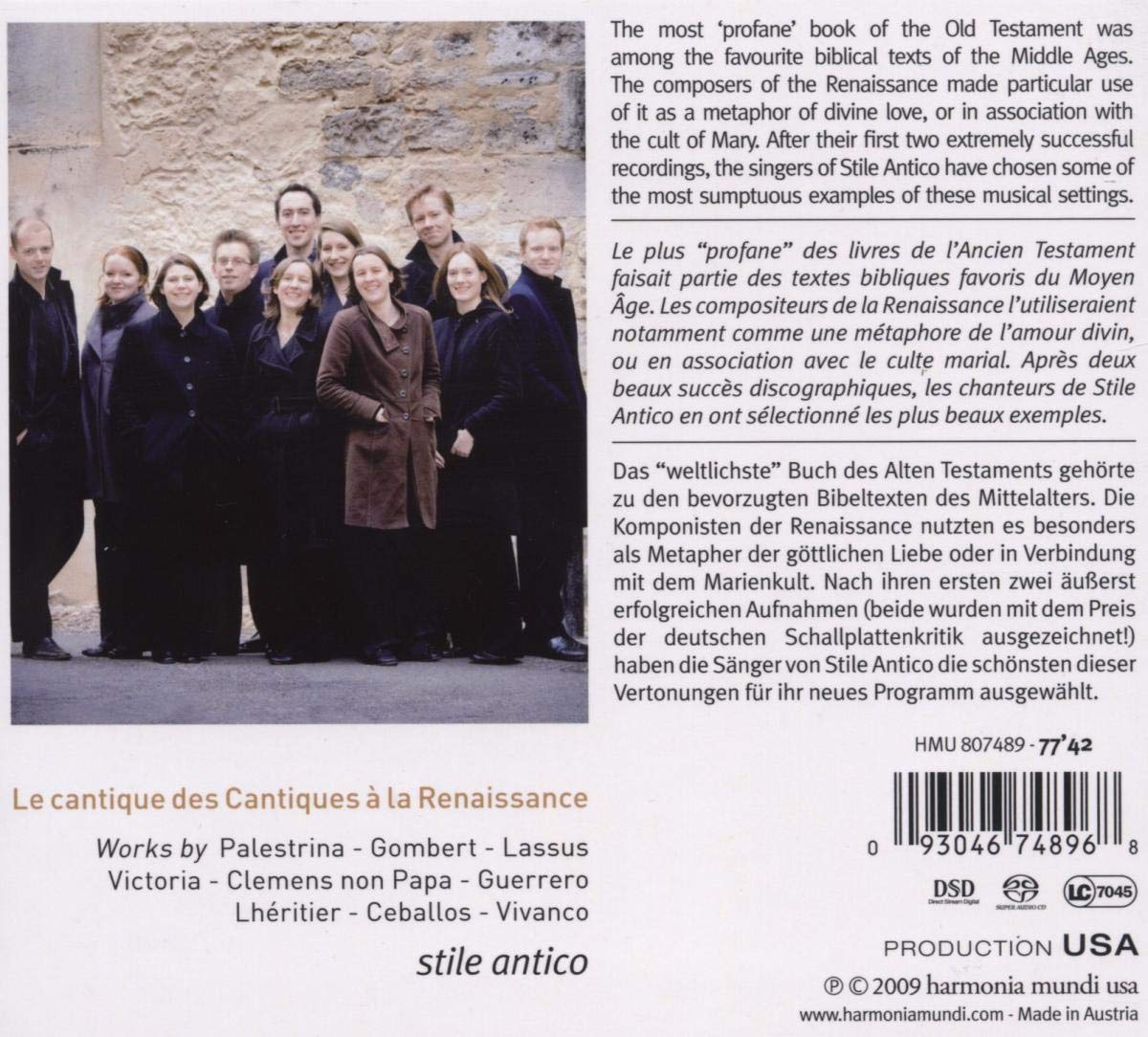 Song of Songs - Stile Antico