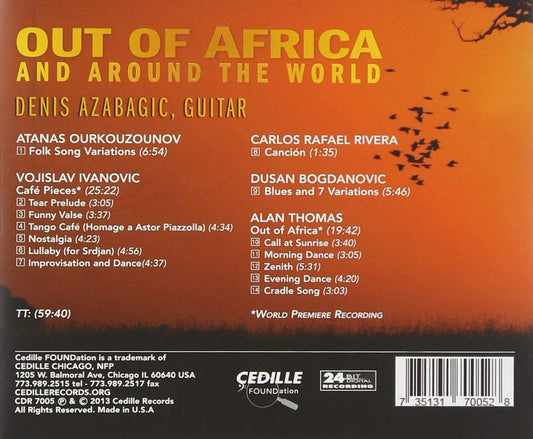 OUT OF AFRICA & AROUND THE WORLD - DENIS AZABAGIC