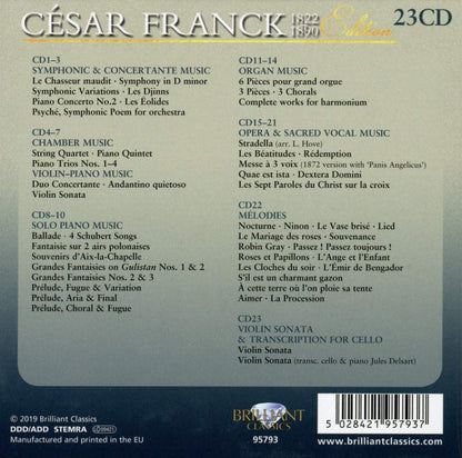 CESAR FRANCK EDITION (23 CDs)