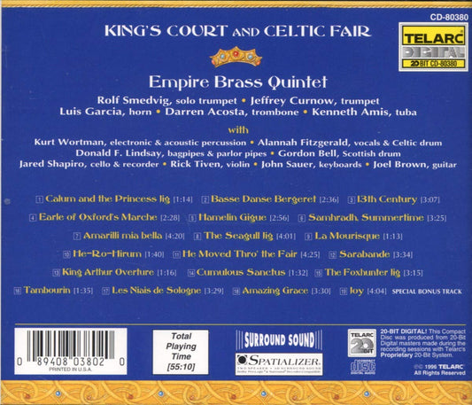 KING'S COURT AND CELTIC FAIR - Empire Brass Quintet