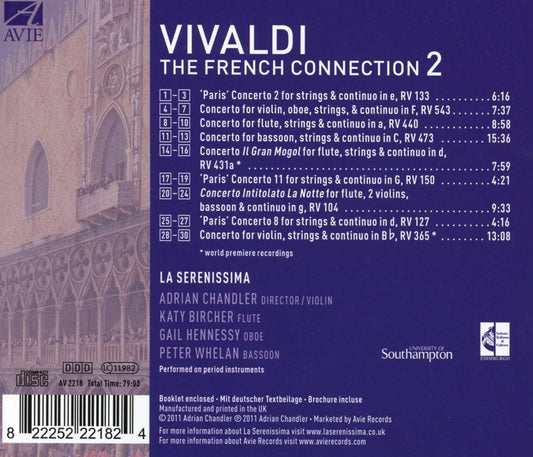 Vivaldi: The French Connection 2 - La Serenissima