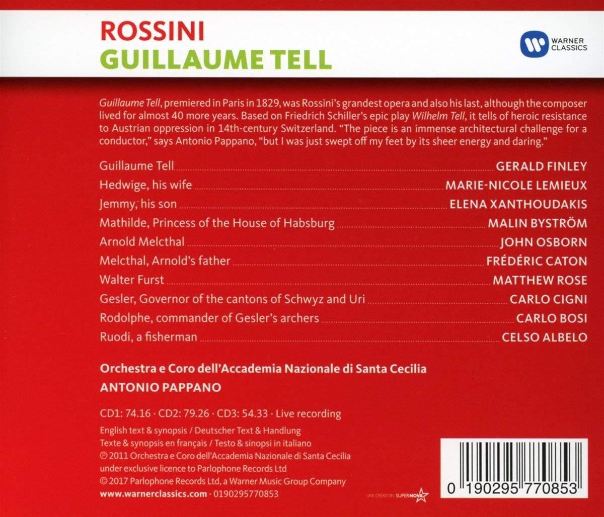 Rossini: Guillaume Tell (William Tell in French) - Antonio Pappano (3 CDS)