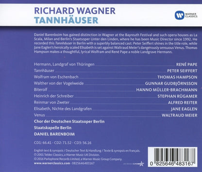 Wagner: Tannhauser - Barenboim (3 CDs)