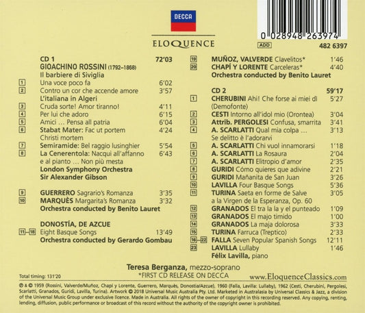 BRAVA BERGANZA! (2 CDS)