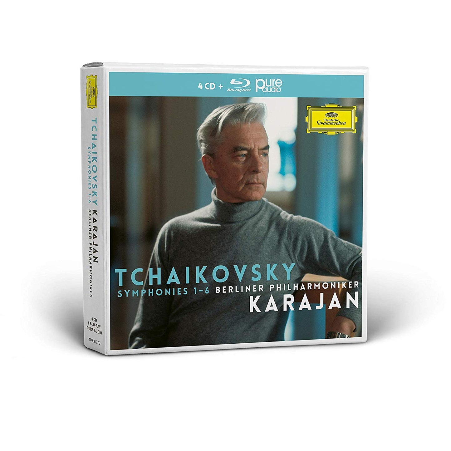 TCHAIKOVSKY: THE SYMPHONIES - Karajan, Berlin Philharmonic (4 CDs, BluRay Audio)