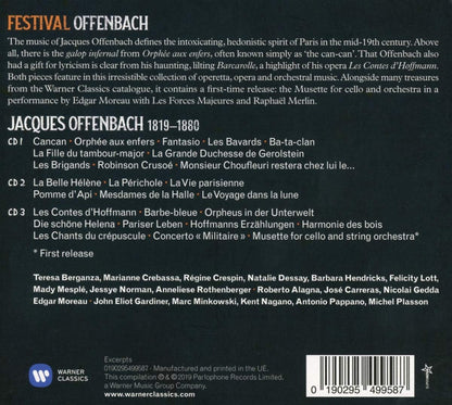 OFFENBACH: FESTIVAL OFFENBACH (3 CDS)