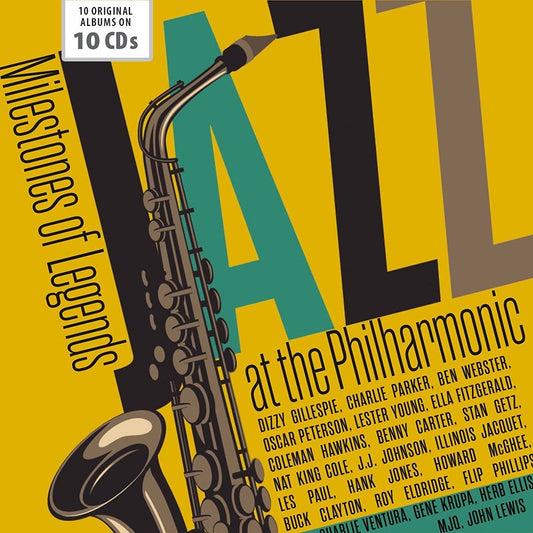 JAZZ AT THE PHILHARMONIC - MILESTONES OF JAZZ LEGENDS (10 CDS)
