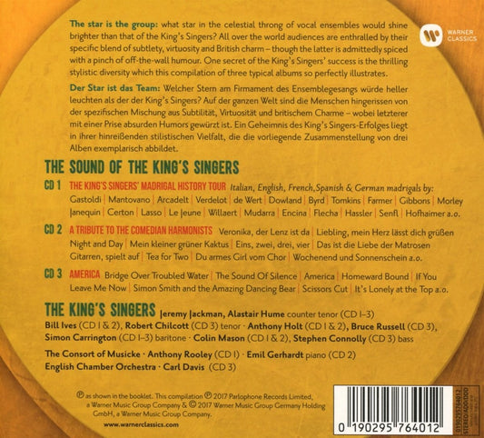 KING'S SINGERS: SOUND OF THE KING'S SINGERS (3 CDS)