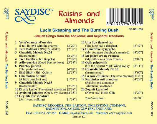 Raisins & Almonds: Jewish Songs from the Sephardi and Ashkenazi Traditions: Lucie Skeaping, The Burning Bush