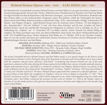 STRAUSS, R: Complete Recordings of the Operas, Part II - Karl Bohm (10 CDs)