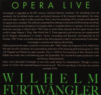 WILHELM FURTWANGLER CONDUCTS OPERA LIVE (41 CDS)