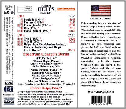 HELPS: CHAMBER MUSIC WITH PIANO - HELPS; ATOS TRIO; SPECTRUM CONCERTS BERLIN (2 CDS)