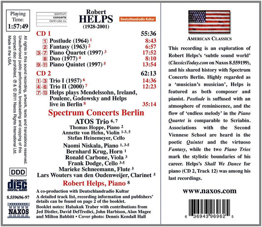 HELPS: CHAMBER MUSIC WITH PIANO - HELPS; ATOS TRIO; SPECTRUM CONCERTS BERLIN (2 CDS)