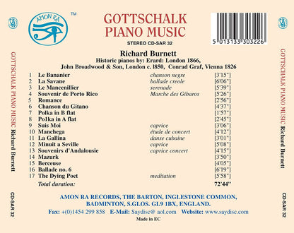 Gottschalk: Piano Music - Richard Burnett