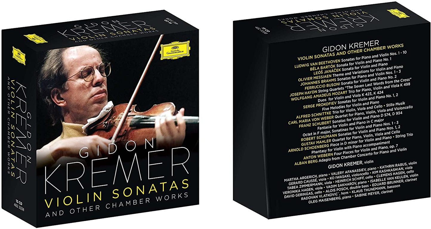 GIDON KREMER: VIOLIN SONATAS AND OTHER CHAMBER WORKS (15 CDS)