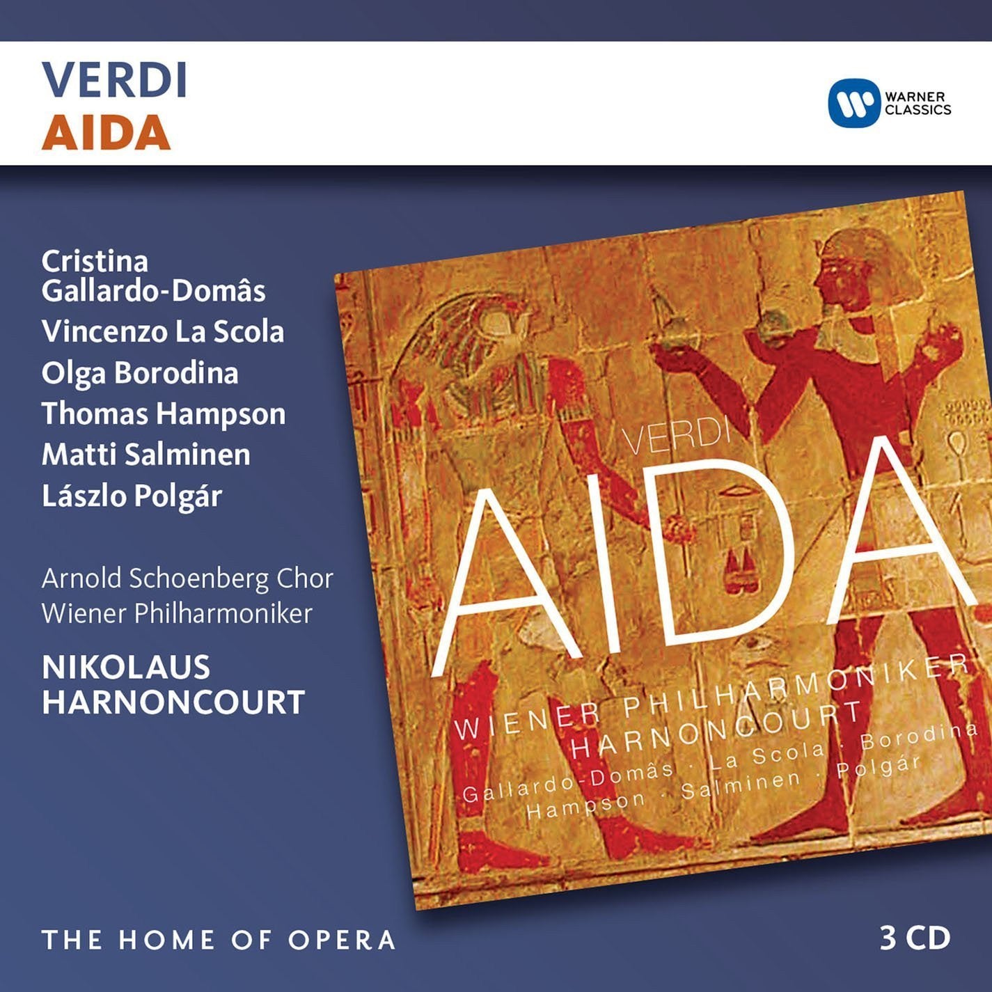 Verdi: Aida - Harnoncourt, Wiener Philharmonic (3 CD)