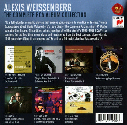 ALEXIS WEISSENBERG - The Complete RCA Album Collection (7 CDs)