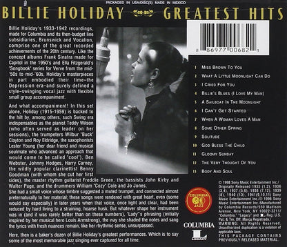 BILLIE HOLIDAY: GREATEST HITS