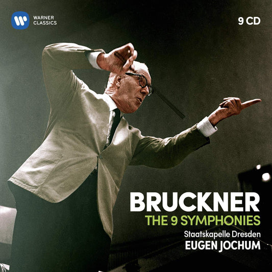 BRUCKNER: THE NINE SYMPHONIES - EUGEN JOCHUM, STAATSKAPELLE DRESDEN (9 CDS)